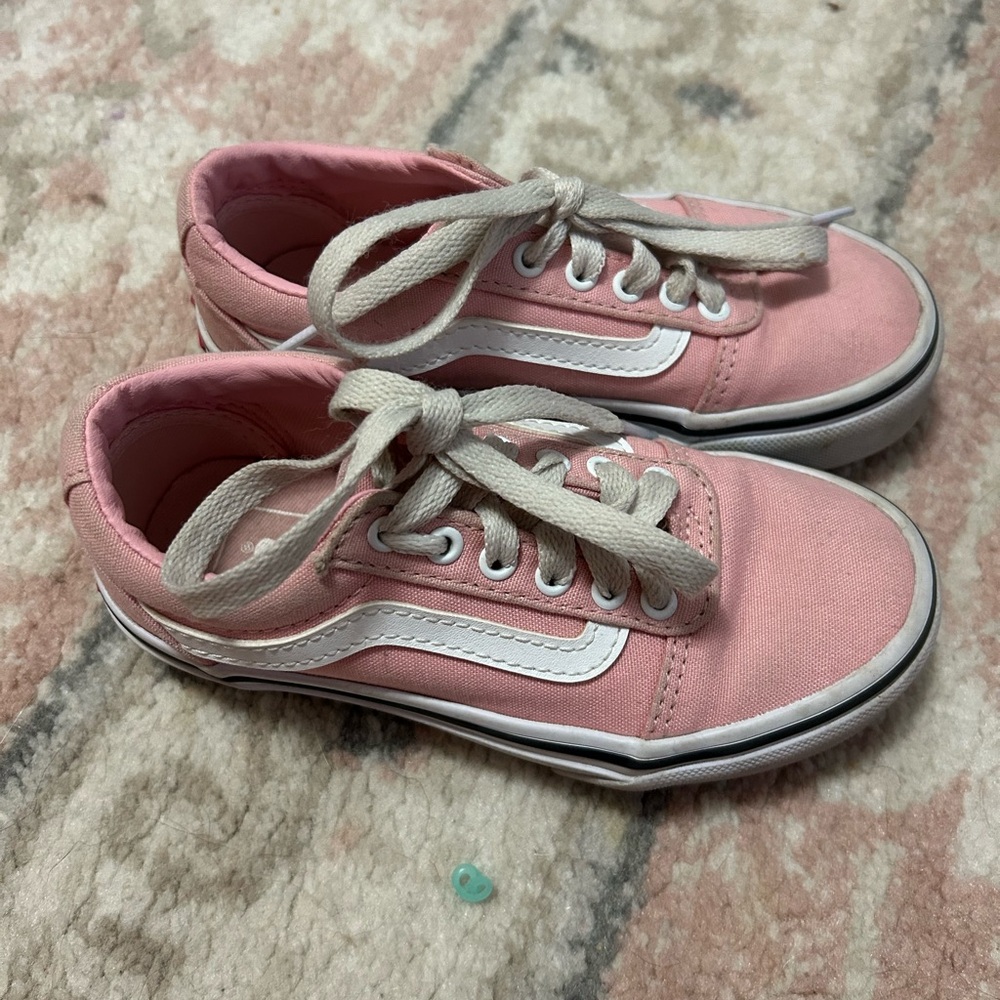 Vans Kids Sneakers in Pink and White